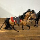 Breyer Classics Black Stallion   Brown Our Generation-lot Of 2 Mini Toy Horses