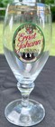 Ernst Johann German Pilsner Beer Glasses Set Of 5 Vintage Stemmed Gold Rim 1842