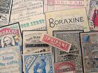 Set Of 13 Poison Vintage Look Apothecary Labels Halloween primitive Tea-stained