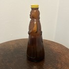 Vintage Mrs  Butterworth Amber Glass Syrup Bottle No  4201
