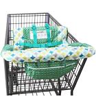Premium Shopping Cart Cover High Chair Cover Cushion For Baby Infant Green Star