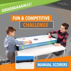 Sport Squad Hx40 40 Inch Table Top Air Hockey Table For Kids And Adults - Ele   