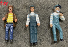 1 32 Scale Captain Sailor Worker Resin Figure Boat Fittings - 3 Pcs