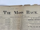 1893 The Moss Back Democratic Weekly Organ Of Bedford  Trimble Co   Ky Vol  1  4