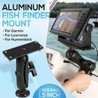 Aluminum Fish Finder Mount 1 5 ball Medium Arm 360   Rotation For Garmin Lowrance