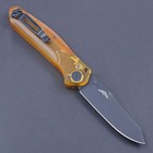 940 Transparent Pei Handle Axls Lock High Quality Tactical Pocket Folding Knife