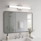 25 Inch Bathroom Modern Nickel Led Vanity Light Over Mirror Wall Sconce Fixture