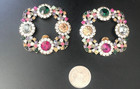 Vintage Rhinestone Shoe Clips