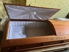 Exquisite Cherrywood Adult Casket_coffin