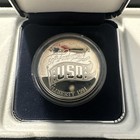 1991 Uso 50th Anniversary Proof Commemorative 90  Silver Dollar Ogp   Coa