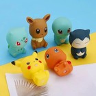 6pcs Pikachu Bath Toys Pokemon Water Shower Spray Kids Baby Bath Set Usa