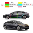 Door Rubber Seal Strips Weather Draft Noise Reduction Kit P For Bmw 6-series