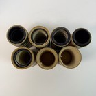 Vintage Edison Phonograph Cylinder Records Lot Of 7 Gold Moulded Blue Amberol