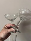 Bride Groom Champagne Toasting Fluted Glasses Set Of 2