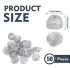 Scotte Screens Pipe Screen Filters Steel Ball  50pack  50 Pack  Silver