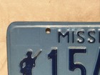 Mississippi National Guard License Plate   State Issued Military Registration