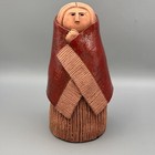 Vintage Native American Sculpture Signed Esta Bain 1981 7 25    Pottery Storytelle