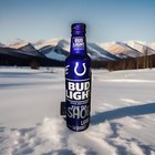 Bud Light Nfl Kickoff  2021 Indianapolis Colts  Aluminum Beer Bottle Empty