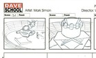Mark Simon Hand Drawn Production Lego X-men Apocalypse Storyboard Page  ms