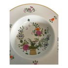 Ceralene Raynaud Limoges Panier Chinois Chinese Basket Celadon Rim Soup Bowl