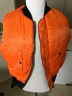 Usaf Ma-1 Blue Flight Jacket By Greenbrier Mnfg Vintage New Made In Usa