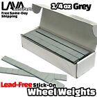 1 Box 1 4 Oz Grey Wheel Weights Stick-on Adhesive Tape Total 180 Pcs Lead-free