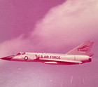18 Fis Convair Photo 3f-106a Delta Dart 0-90057 Aircraft Usaf Color 8 X 10 Vtg