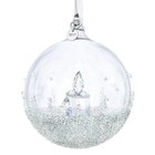 Swarovski Crystal 2017 Christmas Balls - Candle 5268012 Set Of 3 New