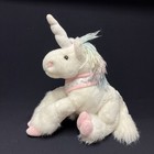 Animal Alley Plush Unicorn White Pink Pastel Yarn Mane Toys R Us  12    Plush