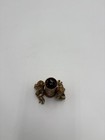 Vtg Hollywood Regency Style Gold Cherub Lipstick Holder