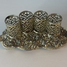 Vintage Sam Fink Sf Filigree Lipstick Holder Ormolu Hollywood Flower  leaf
