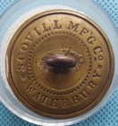 Civil War General Staff Officers Coat Button Scovill Mfg 