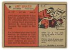 1965 Topps Cfl Art Baker Hamilton Tiger-cats  45