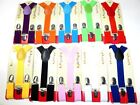 Boys Girls Kids Child Baby Children Toddler Clip On Elastic Suspenders Us Seller