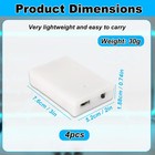 4pcs Usb Battery Pack For 5v Led Neon Lights  Portable 3-aa Battery Case Box    