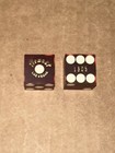 Fremont Las Vegas Casino Dice Fun Lucky Shake Number Pair Set Lot  1649    1305