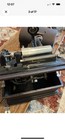 Antique Edison Cylinder Standard Model C Oak Phonograph W 10 Records In Tubes