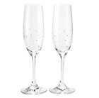 Swarovski Champagne Flutes Toast Wedding Anniversary New Years Bnib