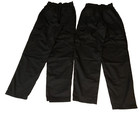 New Chef Cargo Pants Unisex Adult Size Xs Black Stretch Waist Nc-3002car 2 Pair