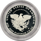 2005  50 Proof American Platinum Eagle 1 2oz  9995 Coin  In Capsule  no Box 
