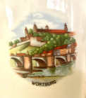 Vintage German Souvenir Small Handmade Beer Stein Mug Bavaria Wurzburg Germany