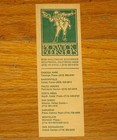 Vtg Pickwick Bookshop bookstore Advertising promotional Bookmark hollywood ca