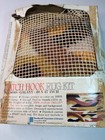 Wonderart 4649 Latch Hook Kit  Abstract Mcm 70   s Boho Vtg Partially Completed