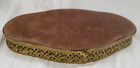 Vintage Gold Tone Vanity Mirror Tray Filigree Ornate Dresser 14  L X 9  W