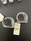 New Vintage Napkin Rings Clear Acrylic Lucite Set Of 6 By Audrey -2 1 4 x2 1 4 