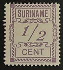Travelstamps  Suriname Stamps  65 - 1 2 Cent Numeral Of Value Mint Mogh
