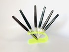 Art Deco Set Of 6 Rostfrei Fruit Knives And Lucite Stand Original Vintage German