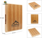 Travel Cajon Box Drum     Portable Wooden Hand Drum With Internal Guitar Strings  