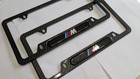 Bmw M License Plate Frame  carbon Fiber  - 2 Pc Set For M Bmw Car