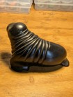Black Walrus Figurine Collectible Decorative Sculpture Animal Figurine Decor